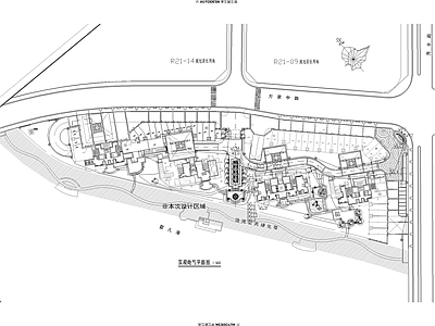 电气图 系统图 景观纸 楼间距照明设计 施工图