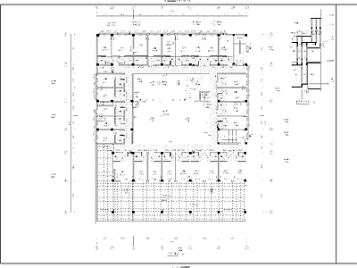 现代其他建筑 食堂 施工图