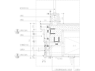 暖通节点 空调出风口 空调节点 施工图