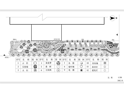 现代新中式展台 条形口袋公园 微景观 城市公园 口袋公园 庭院景观 施工图