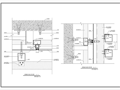 幕墙结构 铝塑板干挂做法4 施工图