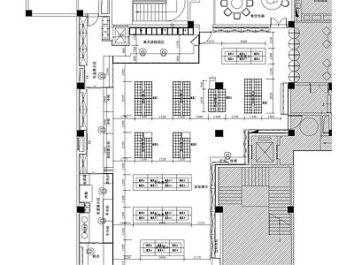 现代图书馆 文创店 文创特产店 礼品店 书店 施工图