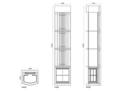 现代电梯厅 观光电梯 景观电梯 透明电梯 观光扶梯 全景电梯 施工图