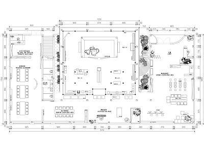 现代新中式展厅 农产品展厅 展厅平面图 研学教室 手工体验 非遗展厅 施工图