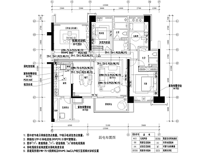 电气图 弱电图 系统图 平层家装电气图 照明插座布置图 空调配电平面图 施工图