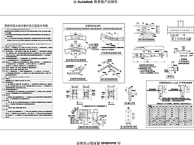 现代设计说明 结构设计说明构造 施工图