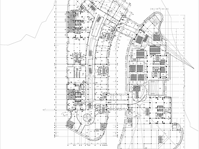 现代商业综合体 龙湖商业综合体 施工图