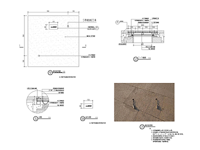 景观节点 井盖 施工图
