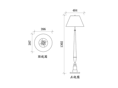 现代灯具图库 传统落地灯 古典落地灯 实木落地灯 装饰落地灯 复古落地灯 施工图