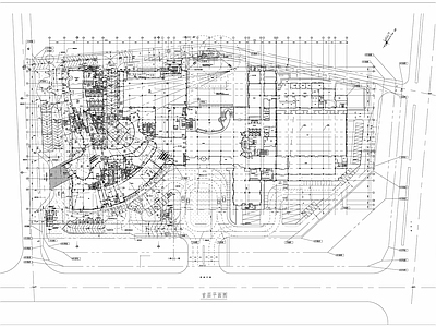 现代酒店建筑 青岛香格里拉 施工图