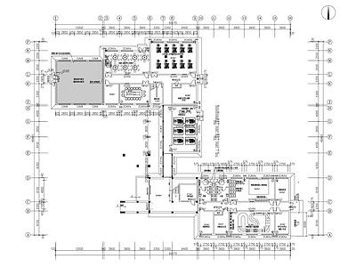 现代简约实验室 机器人学校 智能机器人教学 学校 教学楼 技术楼 平面图 施工图