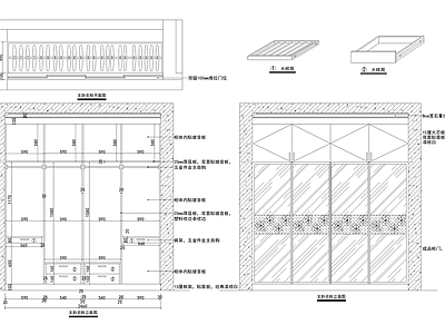 家具节点详图 柜体节点 衣柜 鞋柜 书架 施工图