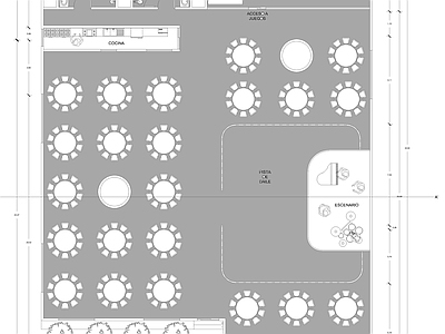 现代其他休闲娱乐空间 社区活动室 施工图