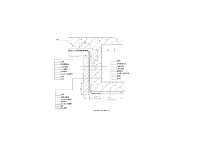 现代地面节点 底板防水节点 施工图