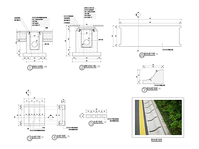 景观节点 雨水篦子 施工图