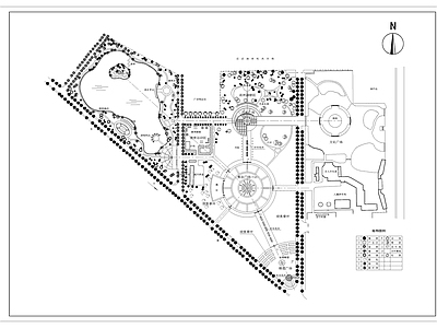 现代新中式公园景观 城市公园 曲线公园景观 山地公园景观 体育公园 滨水 施工图