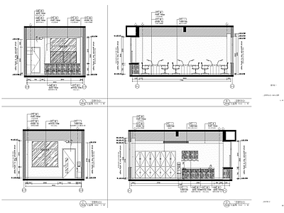 现代教室 阶梯教室报告厅 教学楼平面立面 施工图