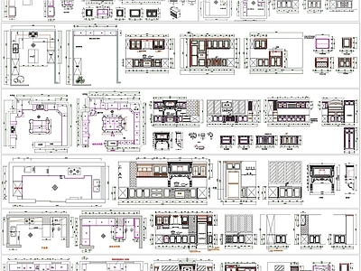 现代柜子 橱柜设计 橱柜立面 橱柜素材 厨房橱柜 橱柜 施工图