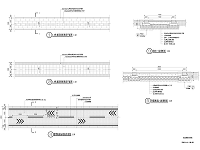 景观节点 园路 施工图