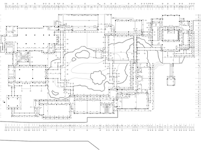 现代简约售楼处建筑 会所售楼处 施工图