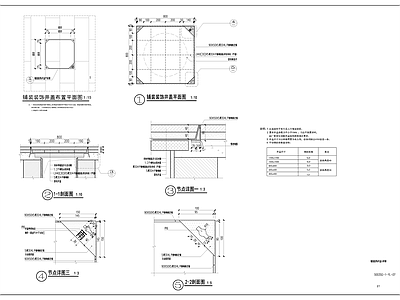 景观节点 井盖 施工图