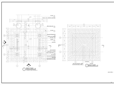 原木新中式亭子 景观亭 四角亭 凉亭 八角亭 木亭 施工图