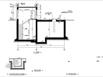 现代其他建筑 消防水泵房建筑 施工图