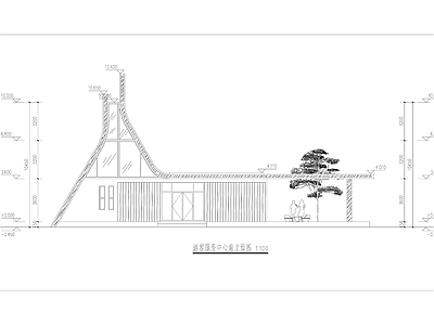 现代极简其他建筑 游客服务中心 施工图