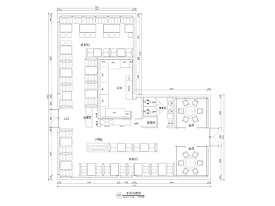 现代新中式火锅店 餐厅餐饮 施工图