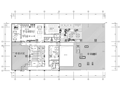 现代健身房 400㎡健身房 平面方案 图纸 施工图