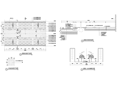 景观节点 标准道路 施工图
