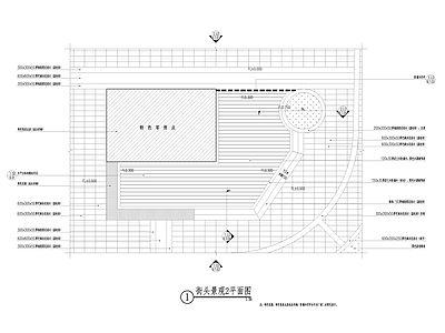现代广场 小广场 施工图