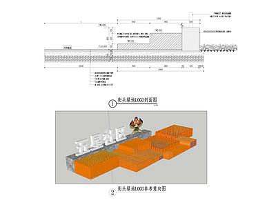 现代标识 入口标识 施工图