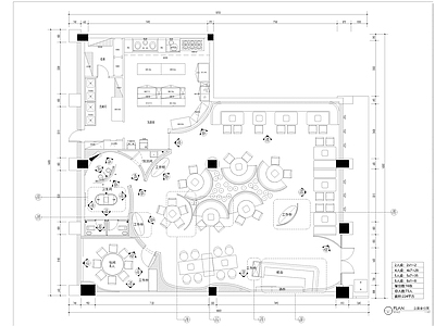 现代快餐店 干锅料理 施工图