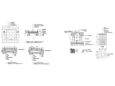 现代公园景观 隐藏式排水井 施工图