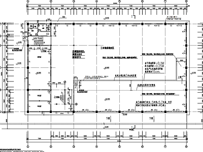 工业简约产业园建筑 仓储中心 网架 厂房 施工图