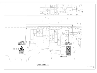 现代中式交通工具图库 交通疏导牌详图 施工图