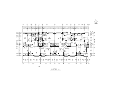 现代住宅楼建筑 建筑平立剖 平面图 立面图 剖面图 施工图