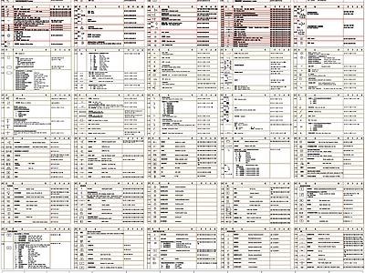 现代图例 图例 标识图例 电气图例 电路图例 施工图