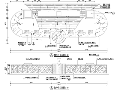 家具节点详图 前台节点 接待台 吧台 服务台 施工图