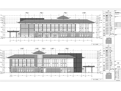 现代新中式其他商业建筑 万怡酒店 宴会中心 新中式 施工图