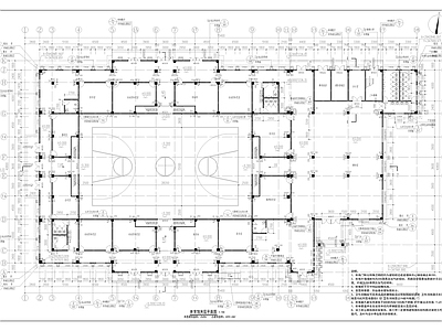 欧式简约体育馆建筑 欧式体育馆 贵州职业学院 室内篮球场 幼儿专科学校 施工图