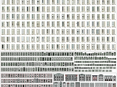 现代门 门套 木门 门 门设计 门素材 施工图