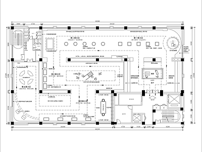 现代展厅 文物展厅 施工图