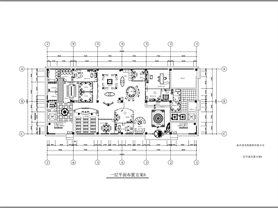 现代整体办公空间 办公区 办公室 施工图