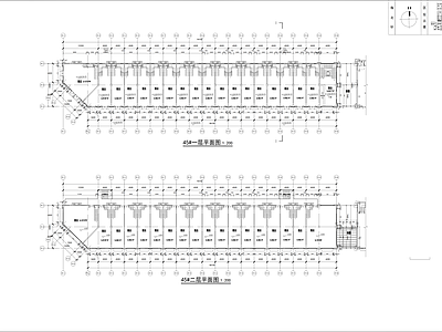 现代住宅楼建筑 中海地产沿街商业 平立剖全套图纸 施工图