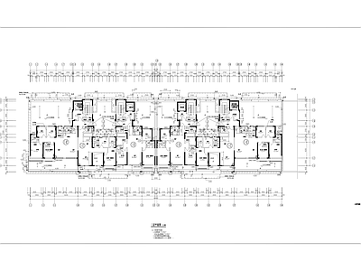 现代住宅楼建筑 小高层18F产品 140㎡双拼户型 施工图