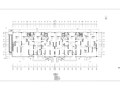 现代住宅楼建筑 小高层18F产品 140㎡双拼户型 施工图