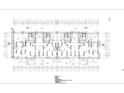 现代住宅楼建筑 小高层18F产品 140㎡双拼户型 施工图