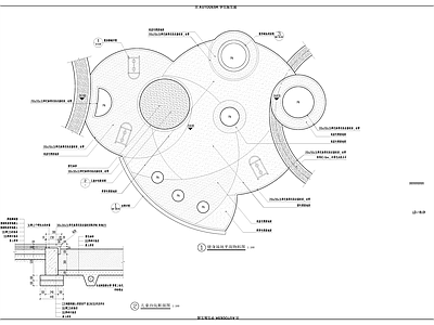 景观节点 健身场地 施工图